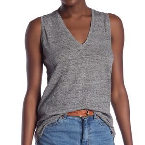 MADEWELL Space Dyed V-Neck Muscle Tee